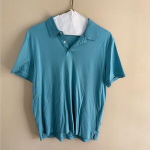 Calvin Klein Blue Polo Shirt Classic Design